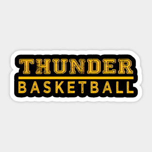 Awesome Basketball Thunder Proud Name Vintage Beautiful Team Sticker